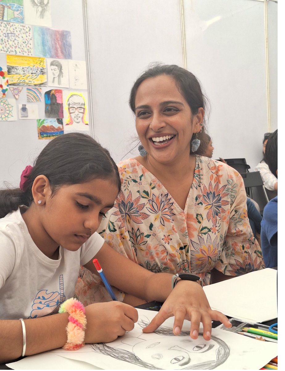 Bhargavi facilitating a workshop